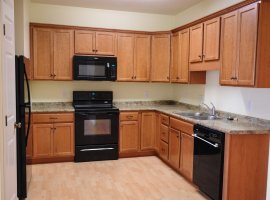 Kitchen with counter space